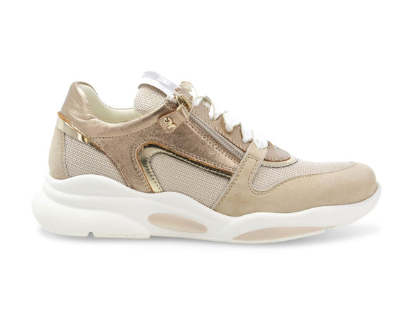 Melluso Donna Sneakers Tessuto R20311B-215555 Beige